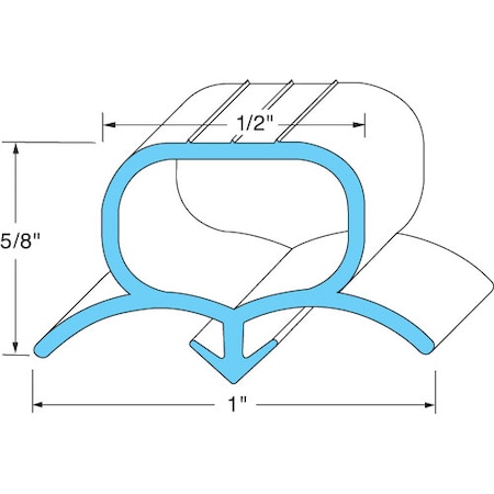 Beverage-Air Gasket - Cabinet 712-025D-02
